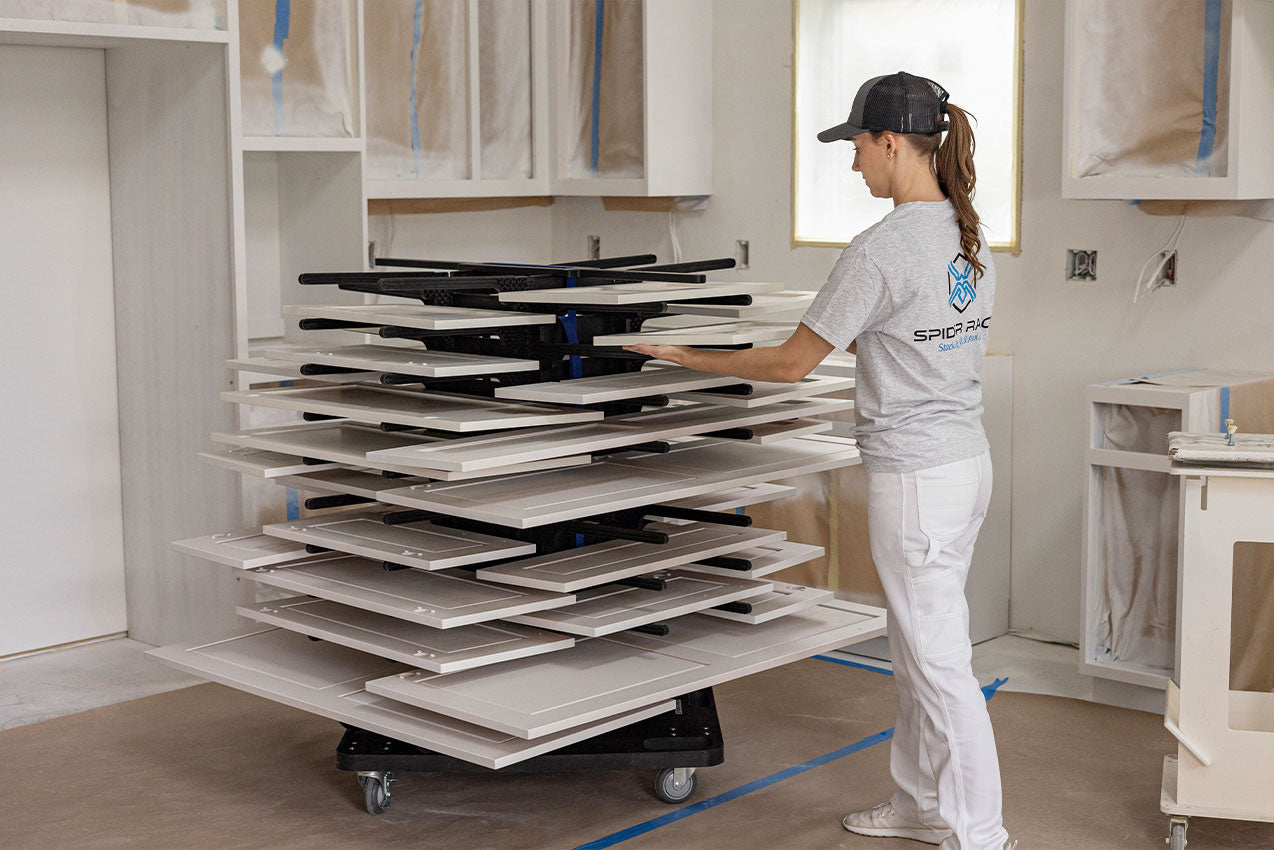 Portable Cabinet Paint Drying Rack